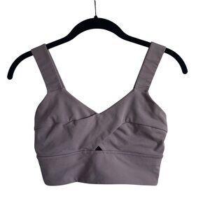 Lululemon Womens Size 4 Wild Twist Bra Mauve Pinky Dusty Dawn Activewear Yoga